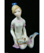 Cybis Pandora Girl w Box porcelain figurine statue signed 1967 $0 shipping - £83.89 GBP