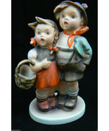 Vintage Hummel Goebel Germany Porcelain Surprise Boy &amp; Girl Figurine 4&quot; ... - £127.07 GBP