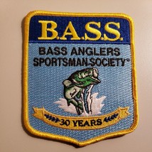 Vintage BASS Anglers Sportsman Society Collectors Patch 30 Years Member Fishing - £3.11 GBP