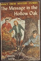 Nancy Drew Mystery Stories The Message In The Hollow Oak Hard Cover Book #12 - £7.08 GBP
