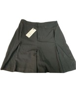 Set Women Pants Bermuda Shorts 52234 Black Pleated High Rise Shorts Size... - $77.03 CAD