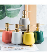 Cute 3 Feet Design Ceramic Soap Dispenser Lotion Gel Perfume Liquid Pump... - £13.36 GBP