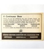 1954 United British Caravan Earls Court Expo Advertisement Automobilia E... - $19.99