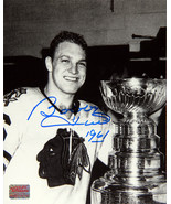 Bobby Hull Autographed 8x10 Photograph (Stanley Cup) - Chicago Blackhawks - £39.31 GBP