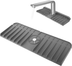 Kitchen Sink Splash Guard - Gray - Small  (13.75&quot; x 5.7&quot;) - £6.23 GBP