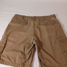Carhartt 101168-257 Men's Brown Tappen Force Relaxed Fit Cargo Shorts Size 40×11 image 13