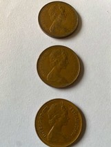 Queen Elizabeth New 2 Pence Coins 1971 (x2) 1978, New Penny, New Pence 5... - $70.00