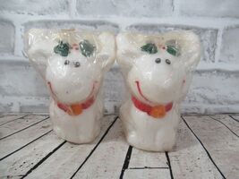 Robert Alan Reindeer Christmas Candles UNUSED vintage People's Republic ... - $14.54