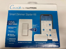 NEW/SEALED Lutro Caseta Diva Smart Dimmer Starter Kit DVRF-BDG-1D - $106.42