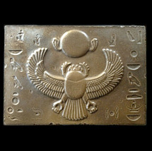 Winged Scarab - Ancient Egyptian sculpture Relief plaque Bronze Finish - £19.70 GBP