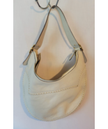 Michael Kors Ivory Leather Bag – Gold Studded Detail, Classic Designer S... - £67.79 GBP