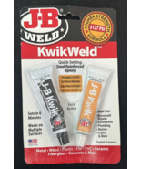 J-B Weld 8276 Ready To Mix Epoxy Adhesive, Two 1 Fl Oz Tubes, Dark Gray, - $188.28 MXN