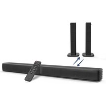 Sound Bar, Bass Speakers For Smart Tv With Dual Subwoofer 3D Surround So... - £135.56 GBP