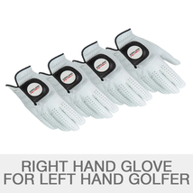 Kirkland Leather Golf Glove Left Handed 4-Pack Premium LeatherAdjustable - $38.49