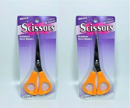 LOT OF 2 Allary All Purpose Scissors , 5 1/2&quot; - YELLOW - £6.21 GBP