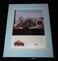 2000 Jeep Wrangler Framed 11x14 ORIGINAL Advertisement - $34.64