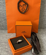 Hermes $570 Collier De Chien Ring , small model , Size 55, NIB.! - £427.19 GBP