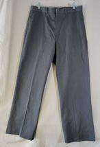 LL Bean Mens Gray Classic Fit Chino Pants Pleated Size 34 - £8.85 GBP