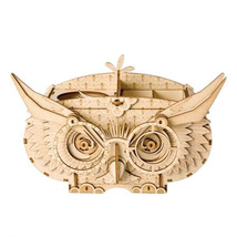 Classical 3D Wooden Owl Storage Box Puzzle - £31.15 GBP