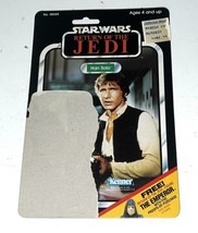 Star Wars ROTJ Vtg 1983 Han Solo 65 Cardback Rare Alternate Image - £68.73 GBP