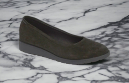 NIB Eileen Fisher Ballet Wedge Shoes 7 1/2 Leather Upper + Lining 7.5 VINTAGE - £104.67 GBP