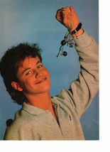 Kirk Cameron teen magazine pinup clipping eating grapes yummy Vintage 1980&#39;s - £2.74 GBP