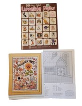 99 Cross Stitch Luvable Pets Leisure Arts 3994 Book Dogs Cats Rabbits Bi... - £7.85 GBP