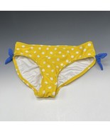 Lands End Size 14 Girls Bikini Swim Bottom Yellow w/ White Polka Dot Blu... - $395.79 MXN