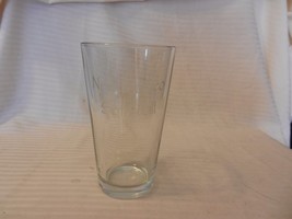 New Mexico Softball Logo Pint Glass Clear with White 5.75&quot; Tall - £20.03 GBP