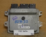10-11 Nissan Versa Engine Control Unit ECU MEC900790C1 Module 320-13B4 - $161.99