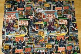 Star Wars Movie Movie Tie In Lucas Films Vintage Comic Book Pattern Pillowcase - £19.45 GBP