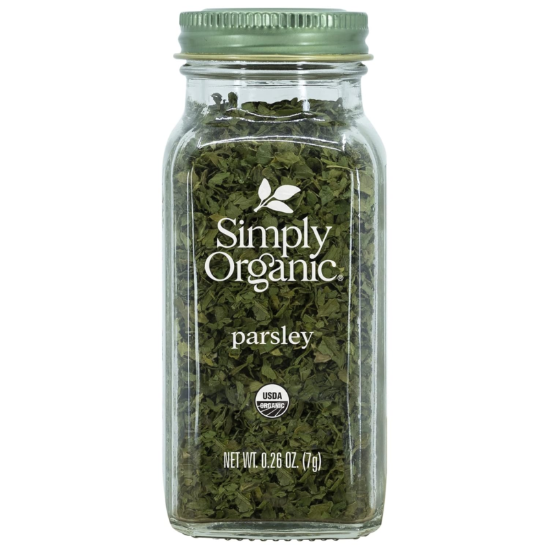 Parsley Flakes, Cut & Sifted, Certified Organic | 0.26 Oz | Pack of 3 | Petrosel - $21.61