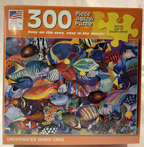 Underwater Mardi Gras 300 Large Piece Jigsaw Puzzle ~ Euc 100% Complete - $12.34