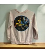 Vintage Que 90s Neil Diamond In The Round &#39;92 Pink Sweatshirt Women&#39;s Sz... - $28.21