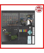 Clear 3-Pack Fridge Calendar Boards with 6 Colorful Markers and Accessories - $49.57 CAD