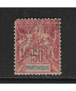 MARTINICA -  CLASICO. Yvert nº 41 usado y defectuoso - $2.50