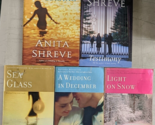 Anita Shreve [trade paperback and hardcover] Sea Glass A Wedding In Dece... - $21.77