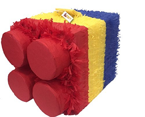 APINATA4U Multicolor Building Block Pinata Red Top - $39.99