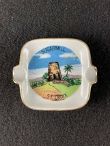 Rare Vintage St Croix Sugarmill Porcelain Ashtray With Gold Trim - £7.11 GBP