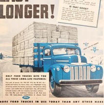 1947 Ford Motors Trucks Cargo Commercial Advertisement Automobilia DWNN21 - $29.99