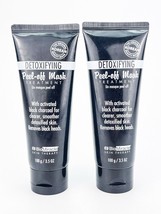 Bio Miracle Detoxifying Peel Off Treatment Mask 3.5oz Lot of 2 Charcoal - £8.75 GBP