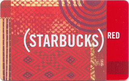 Starbucks 2009 Red Tapestry Collectible Gift Card New No Value - $7.99