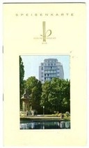 Hotel Am Parkring Menu Vienna Austria Speisenkarte 1970&#39;s - £14.10 GBP