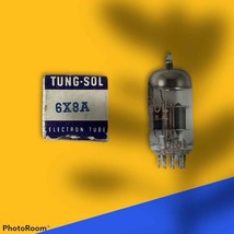 Radio Tube Tung-Sol Electron 6X8A TV Vacuum Vintage Stereo 2 Way Ham Plu... - $1.00