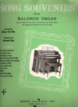 Song Souvenirs for the Baldwin Organ - £10.37 GBP