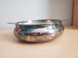 Sheffield Silver Co. Double Handle Silver Plate Bowl, Collectible, Vintage,  - £14.97 GBP