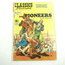 Vintage Classics Illustrated Comic Book #37 The Pioneers James F Cooper ... - £16.01 GBP