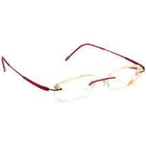 Silhouette Eyeglasses 7719 40 6057 Titan Red Rimless Frame Austria 46[]1... - $99.99