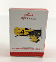 Hallmark Keepsake Ornament Sky&#39;s The Limit #17 Gee Bee Sportster Model Z 2013 2A - £27.65 GBP