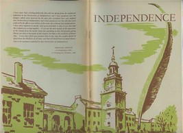 Independence National Historic Park Booklet Philadelphia PA Edward M Riley  - $17.82